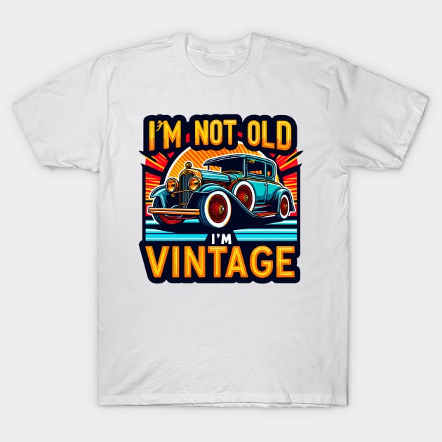 Vintage Car T-Shirt by Vehicles-Art